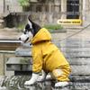 Verstaubarer wasserdichter Vollschutz-Regenmantel für kleine Hunderassen mit Beinen - Bichon, Teddy