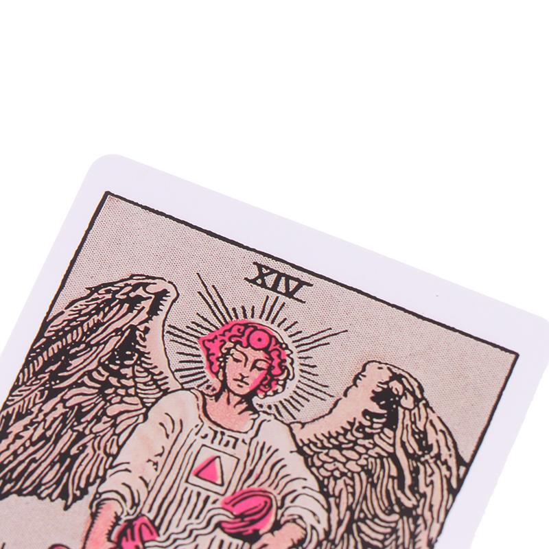 Pink Tarot For Beginners Tarot Card Prophecy Divination Deck Family Party Board Game Fate Card Fortune Telling Game