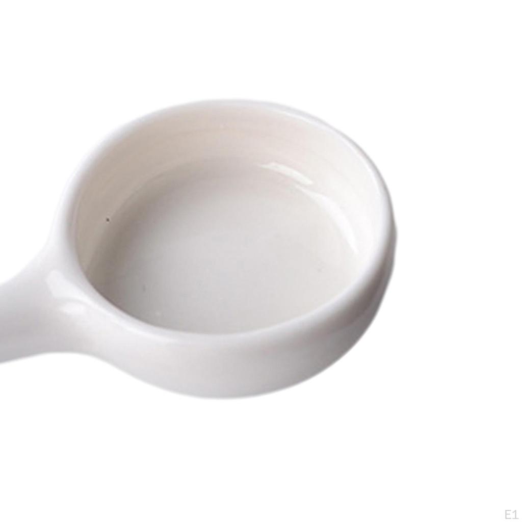 Candlestick Holder Tealight Wax Warmer with Handle Portable Oil Ceramic Candle for