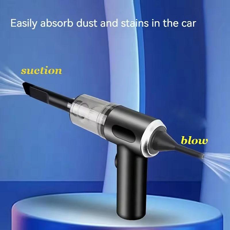 Portable Wireless Car Vacuum Cleaner USB Charging 1200mAh Mini Wet And Dry Use Household Cleaning Appliance