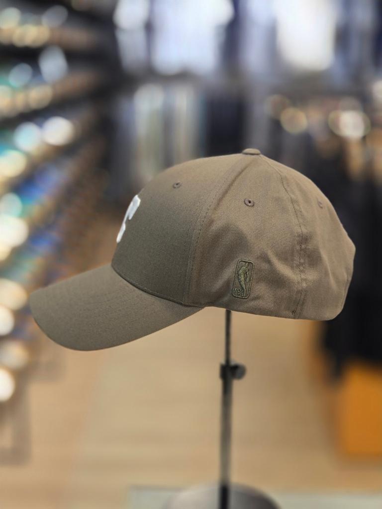 NBA Unisex BKN Initial Embroidered Point Over Hard Ball Cap Hat N255AP434P (56)