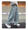 Kids' Straight Soft Jeans - Spring/Autumn Wide Leg Casual Pants