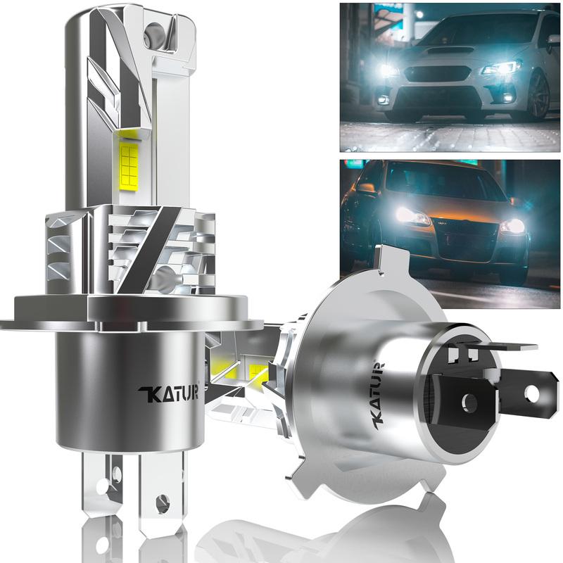 

Katur 2x H4 9003 HB2 Car Led Headlight Bulb Fog Light DRL 6000K White Super Bright High Low Beam H4 Lamp For Toyota Fortuner H4