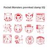 Face Stamp Penetration Stamp SQ You for Your Support Children's Pokémon Pikachu/Thank 2871-025