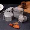 Reusable 304 Stainless Steel Tea Ball Strainer Mesh Herbal Infuser Filter Tea Leaf Spice Tea Strainer Boil soup for Teapot