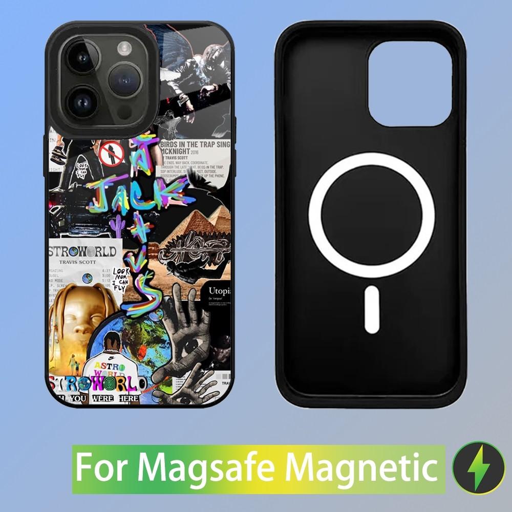 

T-Travis S-Scott Rapper Phone Case For iPhone 16,15,14,13,12,11,Plus,Pro,Max Mini Magsafe Magnetic Wireless Charging iPhone13mini