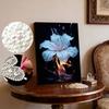 DIY Pearl Painting Set Little Orchid Pattern Home Decoration Handmade Sticky Diamond Creative Canvas Pearl Art Painting Crafts Perfect Gift
