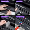 Carbon Fiber Car Door Sill Sticker For BMW X1 X3 X5X6 X7 1 3 5 7 Series E70 E87 E90 F48 G20 G30 Threshold Pad Anti Scratch Strip
