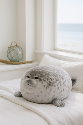 Polštář na tuleň 20/30/40 cm Kaiyukan Populární plyšová hračka pro akváriovou panenku Soft Seal