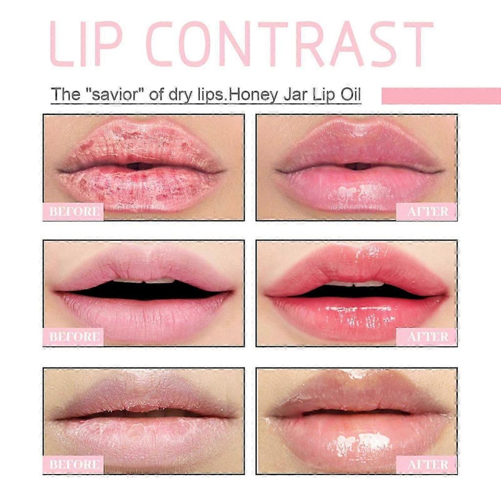 Hydrating Lip Balm with Bubble Technology Fades Fine Lines, Prevents Cracks, Removes Dead Skin, Enriched with Beeswax & Vitamin E for Soft, Plump, an