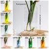 Transparent Acrylic Vase Geometric Flower Container Minimalist Flower Vase  Tabletop Decoration