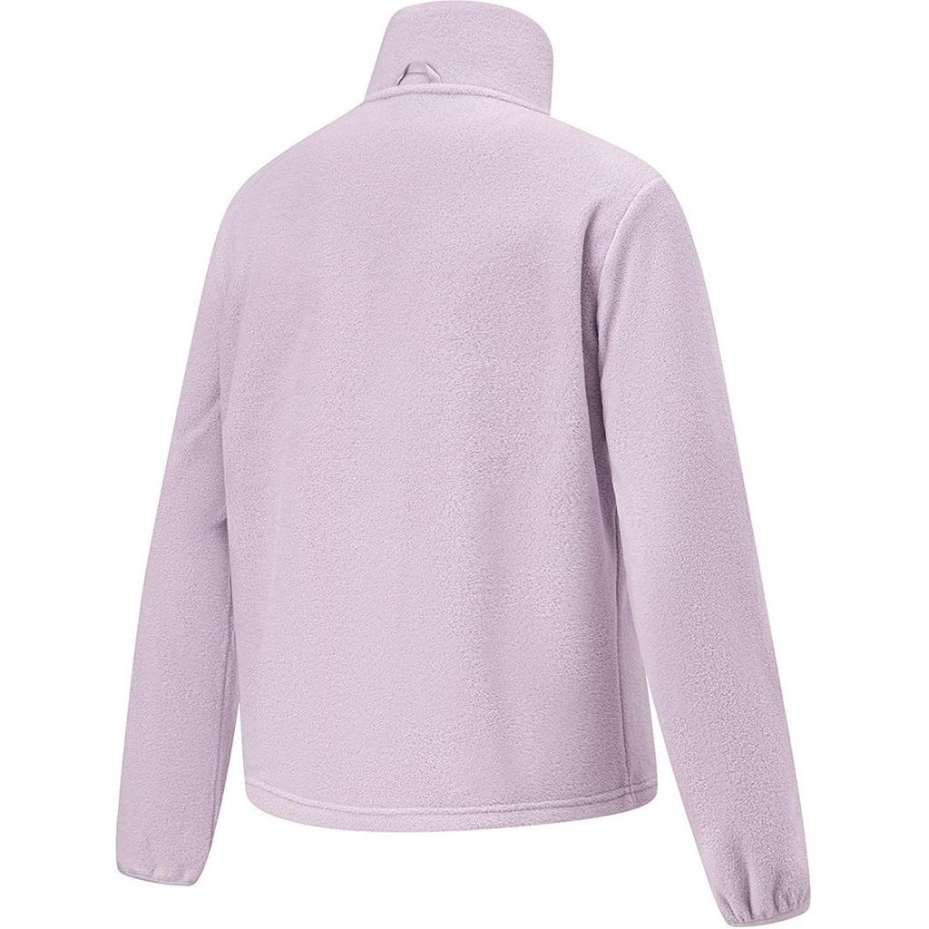 Li Ning Fitness Series Solid Color Loose Three-In-One Windbreaker Women Outerwear Silk-Purple AWBT020-2