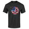 American Flag Sunflower Flower Star T-shirt Patriotic Shirts