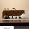 Guochao Palace Museum Embossed Tea Set - Elegant Gift for Clients and Elders