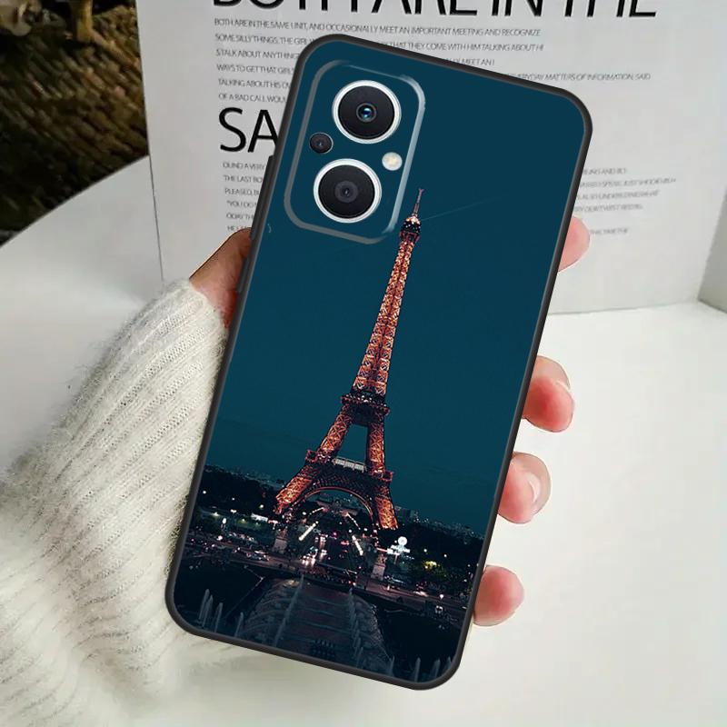Paris Eiffel Tower France Case For OPPO Reno 13F 14F 12F 10 11 12 13 14 Pro 8T 7 8 Lite OPPO Find X6 X5 X8 X9 Pro Cover