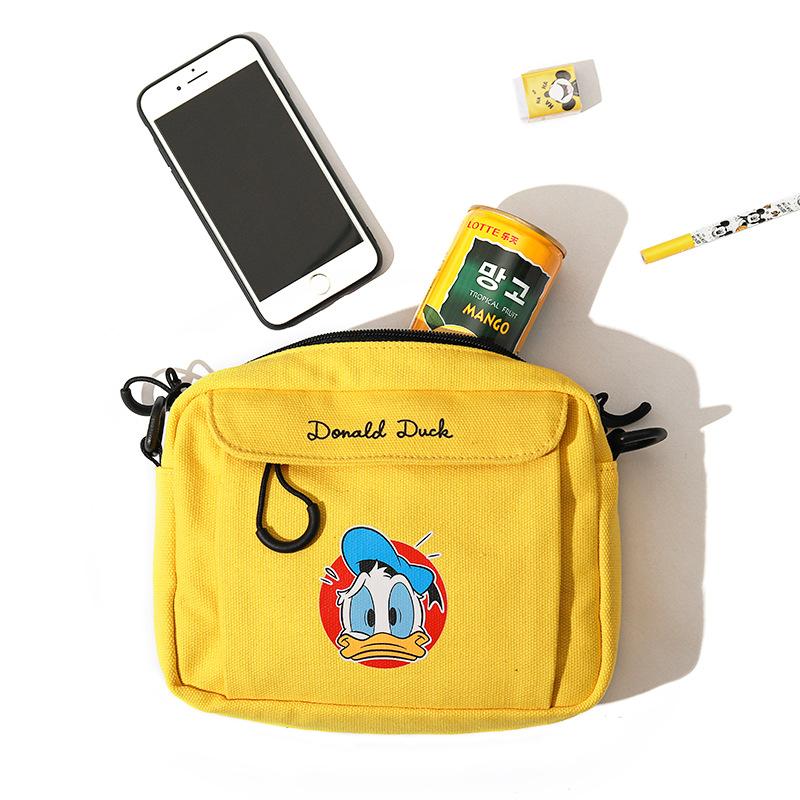 New Disney Canvas Bag, Shoulder Bag, Crossbody Bag Regular Unisex Yellow/Black/White/Red LW-CBB-66