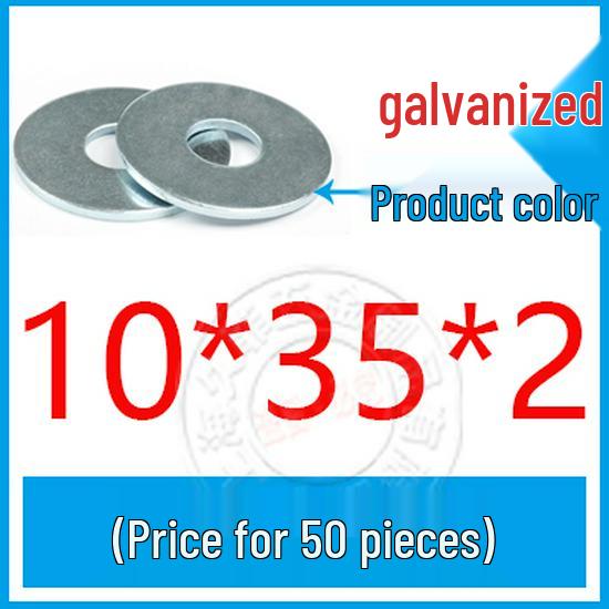 GB96-85 Carbon Steel Galvanized Thickened Oversized Flat Washer, Sizes M3-M20