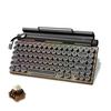 Clavier mécanique rétro Bluetooth TW1867 à trois modes avec interrupteurs linéaires remplaçables à chaud et éclairage RVB