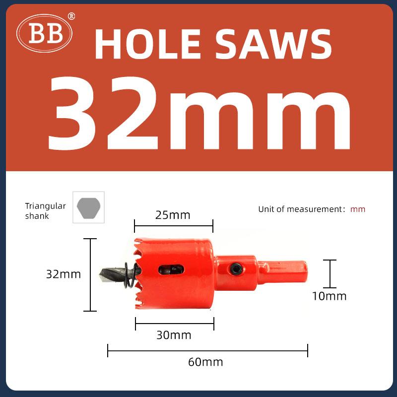 Hole Saws Drilling for Wood Plastic PVC Thin Sheet Aluminum Alloy 16mm-100mm DIY Woodworking Forester Bit Metal Cutting