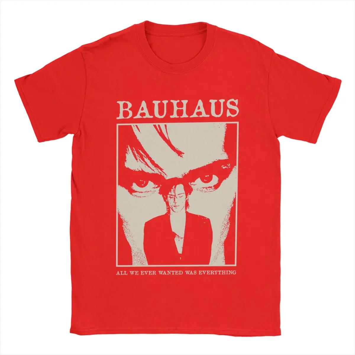 

Мужские футболки Bauhaus, винтажные футболки с коротким рукавом и круглым вырезом, хлопковая одежда для подарка на день рождения S