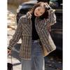 Demana Women's Winter Tweed Shirt Jacket