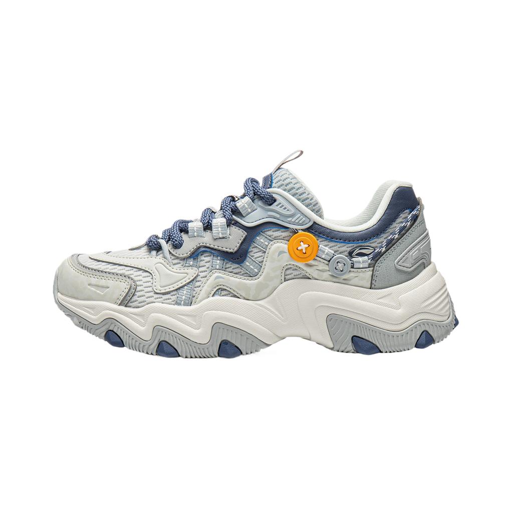 Women's Sneakers Li-Ning Cat Paw Lite 2 Casual Shoes Women's Low-top Light Gray/Elegant Gray
