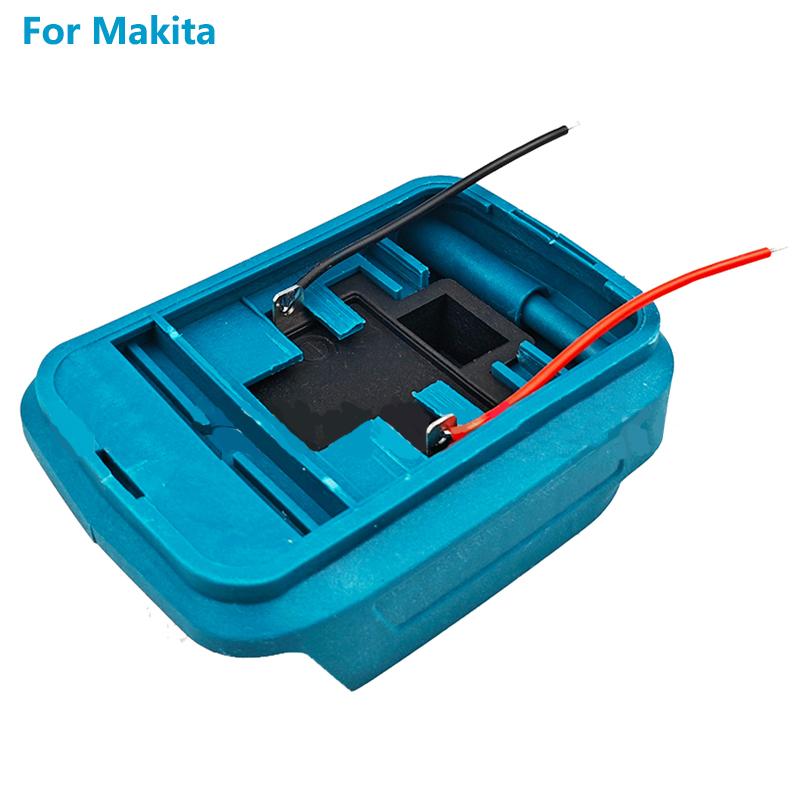 

For Makita/DeWalt/Milwaukee 18-21V Li-ion Battery DIY Adapter Battery Connector Charging Head Housing Holder Base Tool