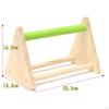 Parrot Playstand with Feeding Cups Activity Play Center Indoor Outdoor Bird Training Portable