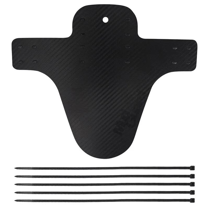 

Carbon Fiber Front & Rear Bicycle Fenders - Mud Guards for MTB and Road Bikes чёрный