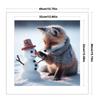 Animal Full 11CT DIY Stamped Printed Cross-Stitch Kits 40x40cm Cross Stitch Art and Crafts Kits for Adults Home Decor