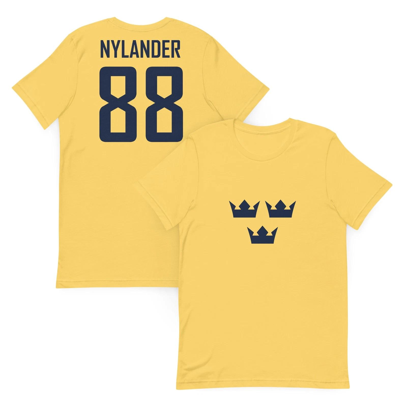 William Nylander #88 Team Sweden Hockey Jersey Shirt Olympics World Cup 4XL