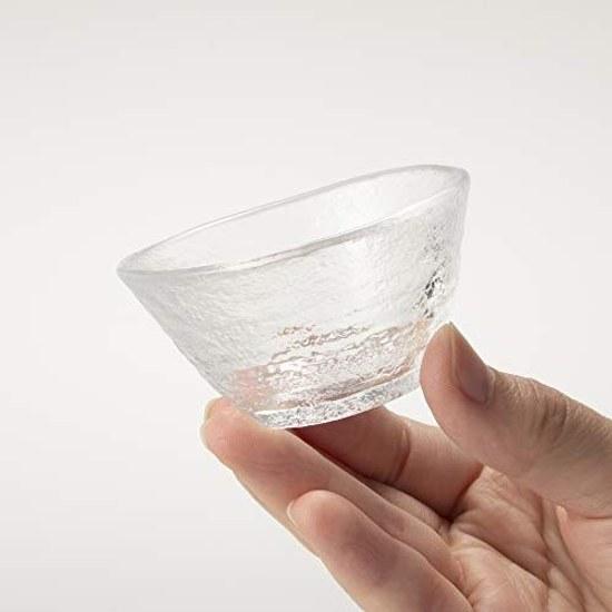 Toyo Sasaki Glass Sake Cup 40ml Made Japan Ochoko Hai WA57
