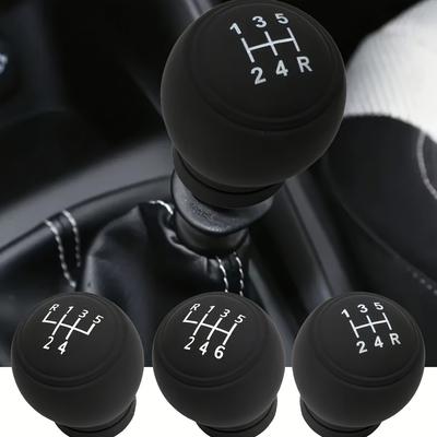 1-piece Silicone Car Shift Knob Cover, Non-slip, Dustproof, Vehicle Interior Accessory, Suitable for Multiple Car Models