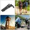 PATIKIL Folding Hiking Poles, 85cm-95cm Telescopic Folding Canes with Quick Locks, Aluminum Alloy, for Outdoor Hiking, Walking, and Camping, Black