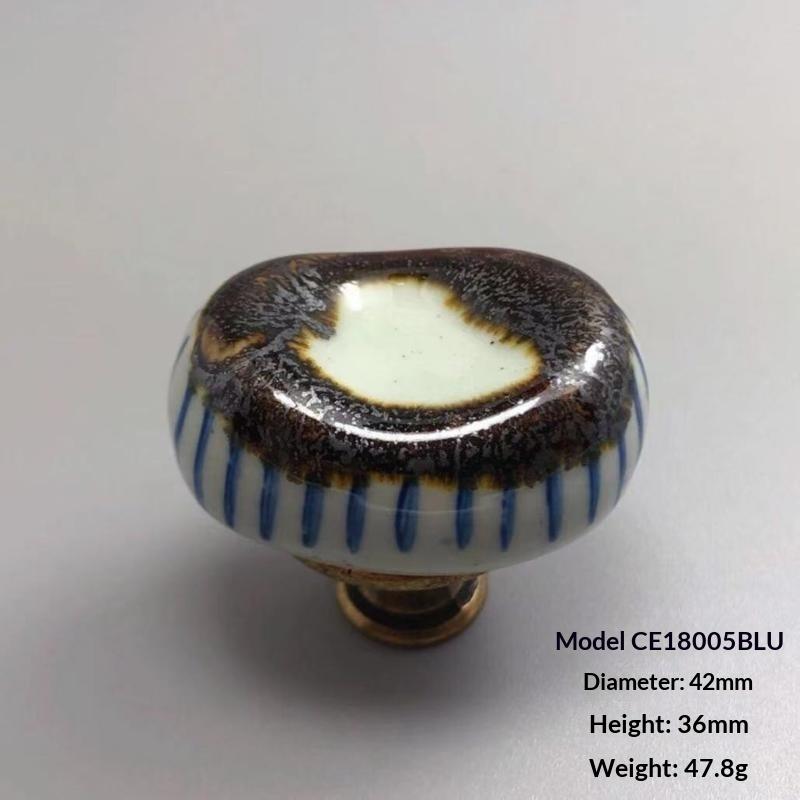 Ceramic Door Handles French Vintage Furniture Handle Cupboard Kithen Cabinet Wardrobe Drawer Closet Pulls Diy Decor