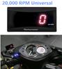 Mini Contagiri Universale Digitale Quadrato con Display LCD Contatore Ore Tachimetro per Motocicletta da Corsa Bmw Yamaha Kawasaki