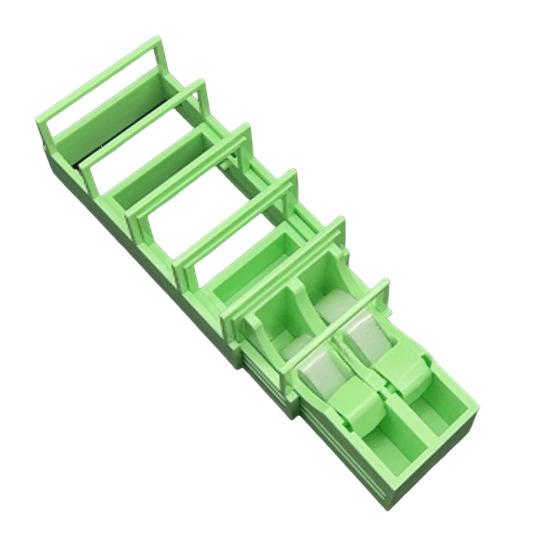 Tape Dispenser Automatic 18-Strip Cutter for Gift Wrapping And Crafts Prepares No-Blade Safe Quick Tape Preparation Tool