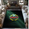 Rapid Wien FC Soccer Football Pattern Soft Area Rug Non Slip Indoor Floor Carpet Sports Decor Mat for Bedroom