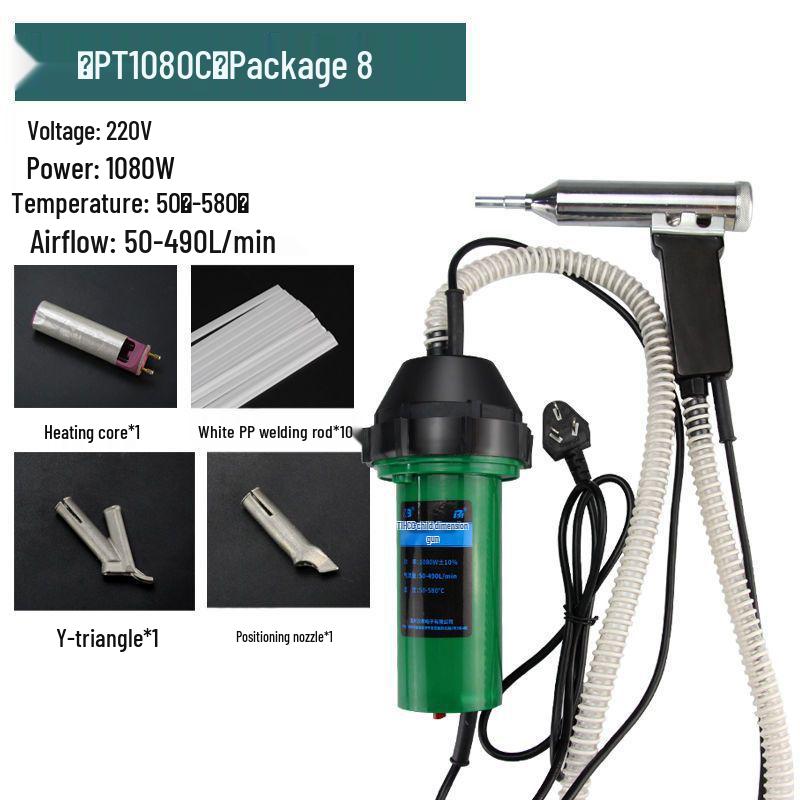 1080W nastavitelná teplota plastová svářečka pro opravy nárazníků a podlah