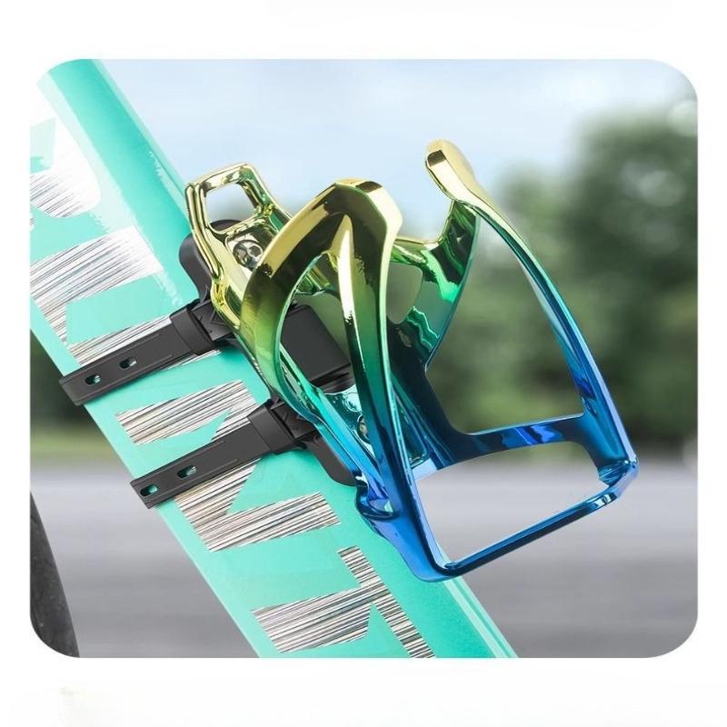 1Pc Bicycle Non-punching Water Bottle Holder Conversion Seat Mountain Road Bike Universal Children's Bicycle Riding Water Bottle Holder Equipment