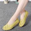 Plus Size 35-44 Women Flats Shoes Loafers Women Hollow-up Genuine Leather Shoes Female Casual Shoes for Mum Summer