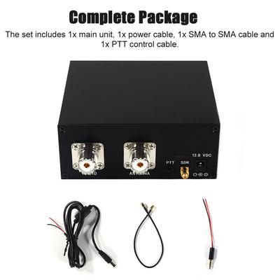 160MHz 100W anténa Sharer SDR Transceiver TR Switch Zařízení z hliníkové slitiny