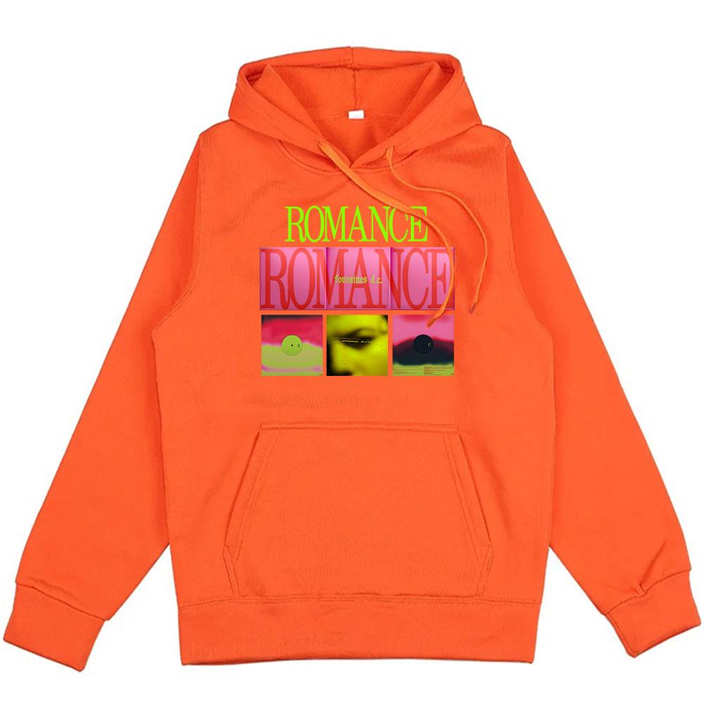 Graphic Hoodies Band Fontaines D.C.Romance Sweatshirts Moletom Ropa Hombre Winter Soft Long Sleeve Clothes Men