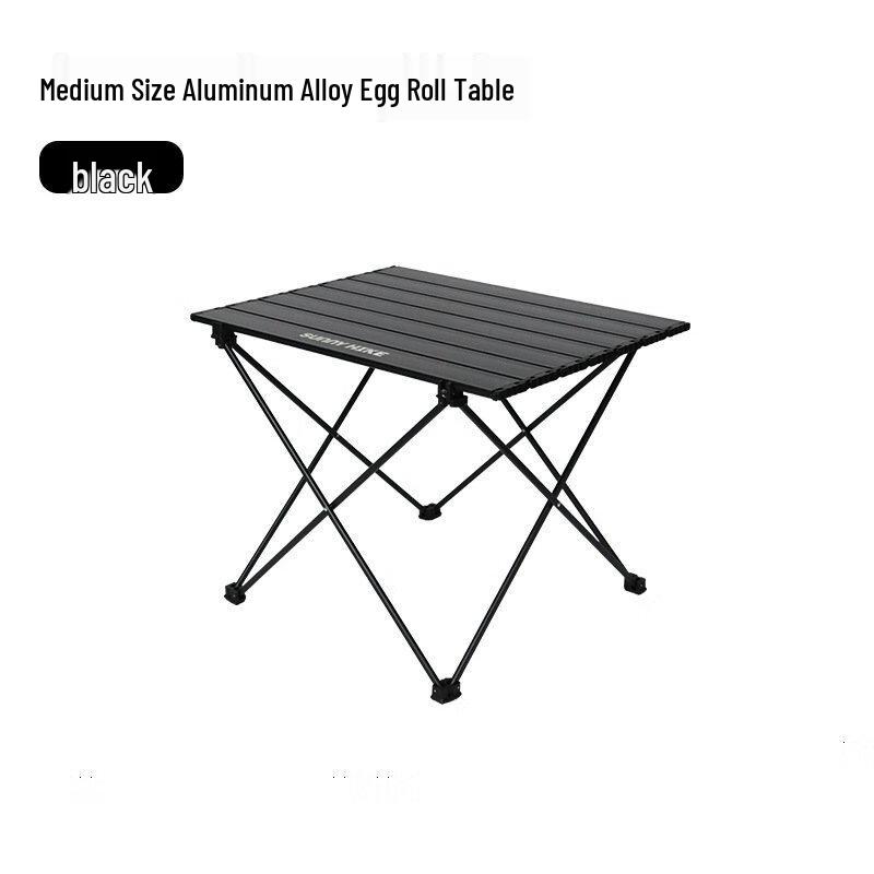 ZISIZ Outdoor Portable Folding Egg Roll Picnic Table