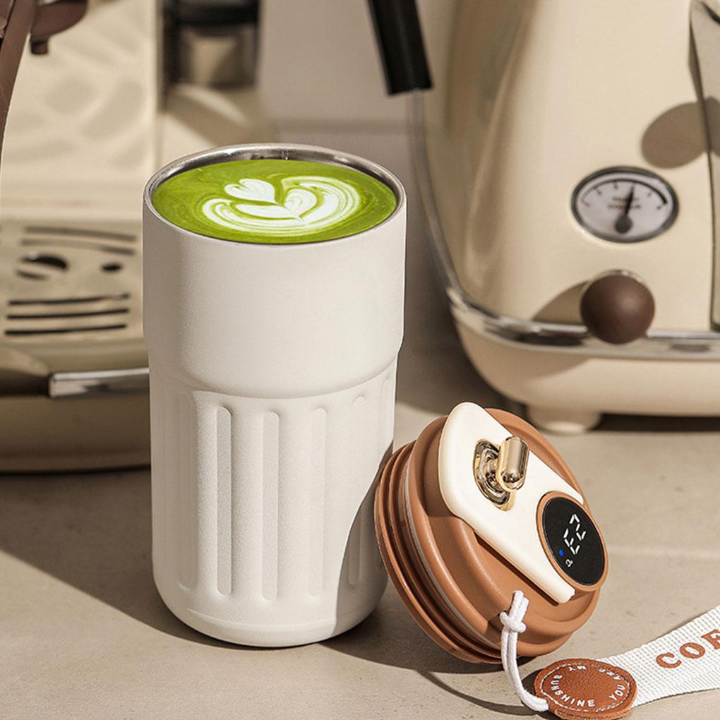 Smart Thermal Coffee Mug With LED Temperature Display Coffee Hot Throughout Day Thermal Insulation