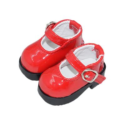 Niannyyhouse 20cm Baumwollpuppen Schuhe, 16 BJD Puppen Schuhe, Plüschtier Schuhe, High Heel Schuhe, Lederschuhe, Schuhlänge 5cm, Verkleidepuppe