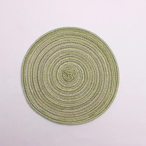 Table Placemats for Table Mat Ramie Insulation Pad Placemats Linen Non Slip Table Mats Home Decoration Pad Coaster
