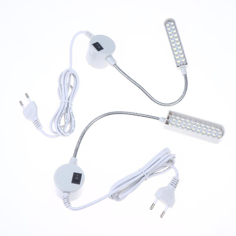 1Pcs AC220V EU/US Standard Sewing Machine Magnet LED Light DIY Bedhead Reading Lamp 10/20/30/40 LED Beads Sewing Machine Light