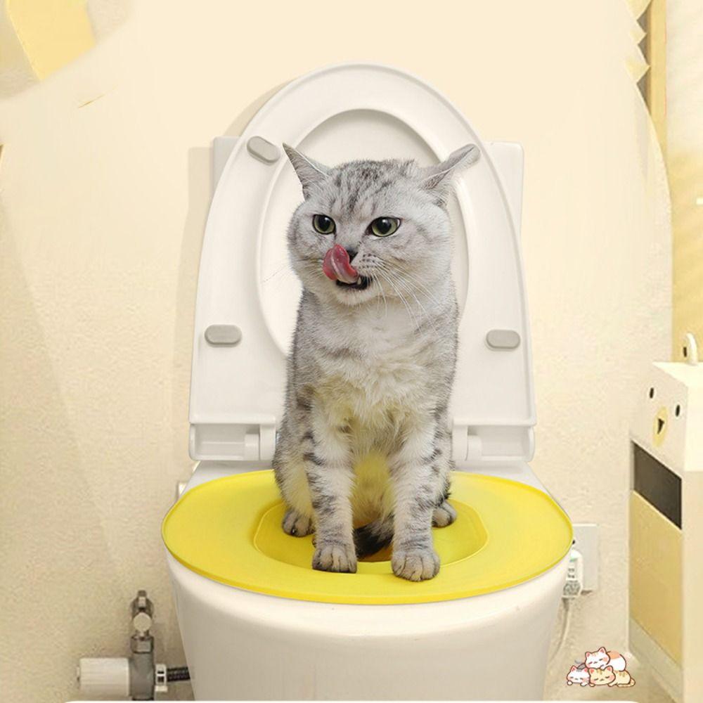 Stable Cat Toilet Trainer Reusable Pet Hygiene Trainer Cat Potty Trainer  for Cats and Dogs