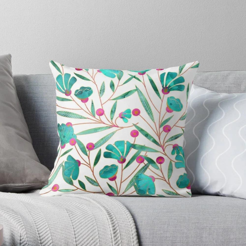 Green Plants Decorative Home Pillow Case Cushion Covers Modern Living Room Sofa House Bed Pillow Coverplush